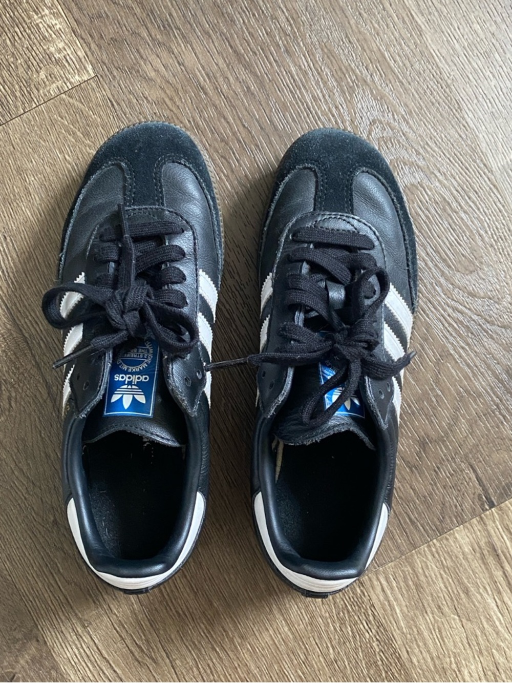 adidas Black and White Samba OG Sneakers